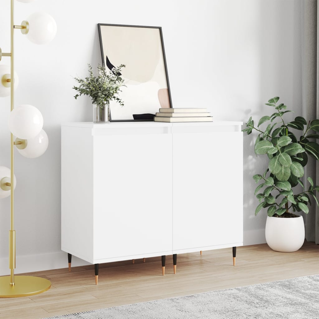Sideboards 2 pcs White 40x35x70 cm Engineered Wood