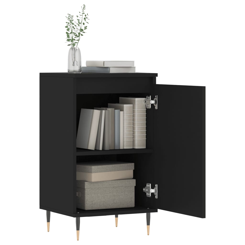 Sideboards 2 pcs Black 40x35x70 cm Engineered Wood
