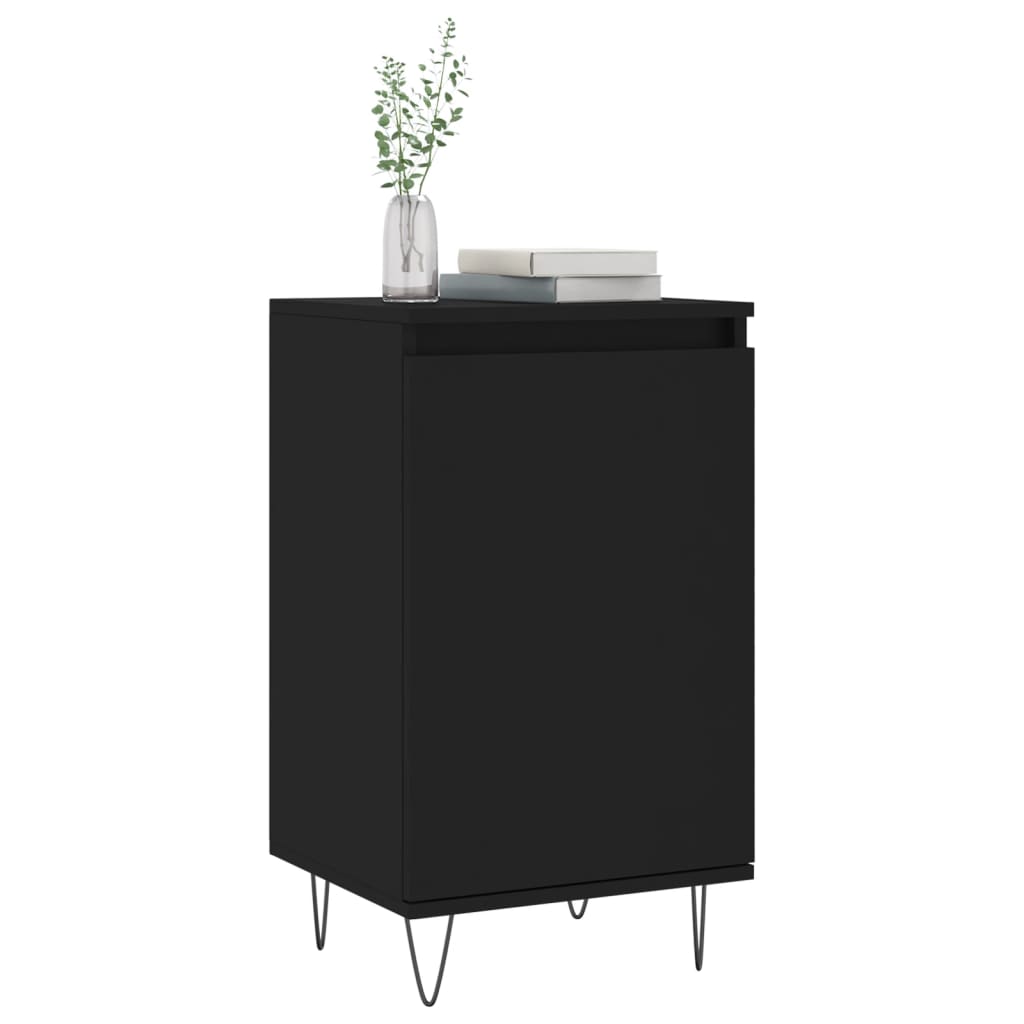 Sideboards 2 pcs Black 40x35x70 cm Engineered Wood