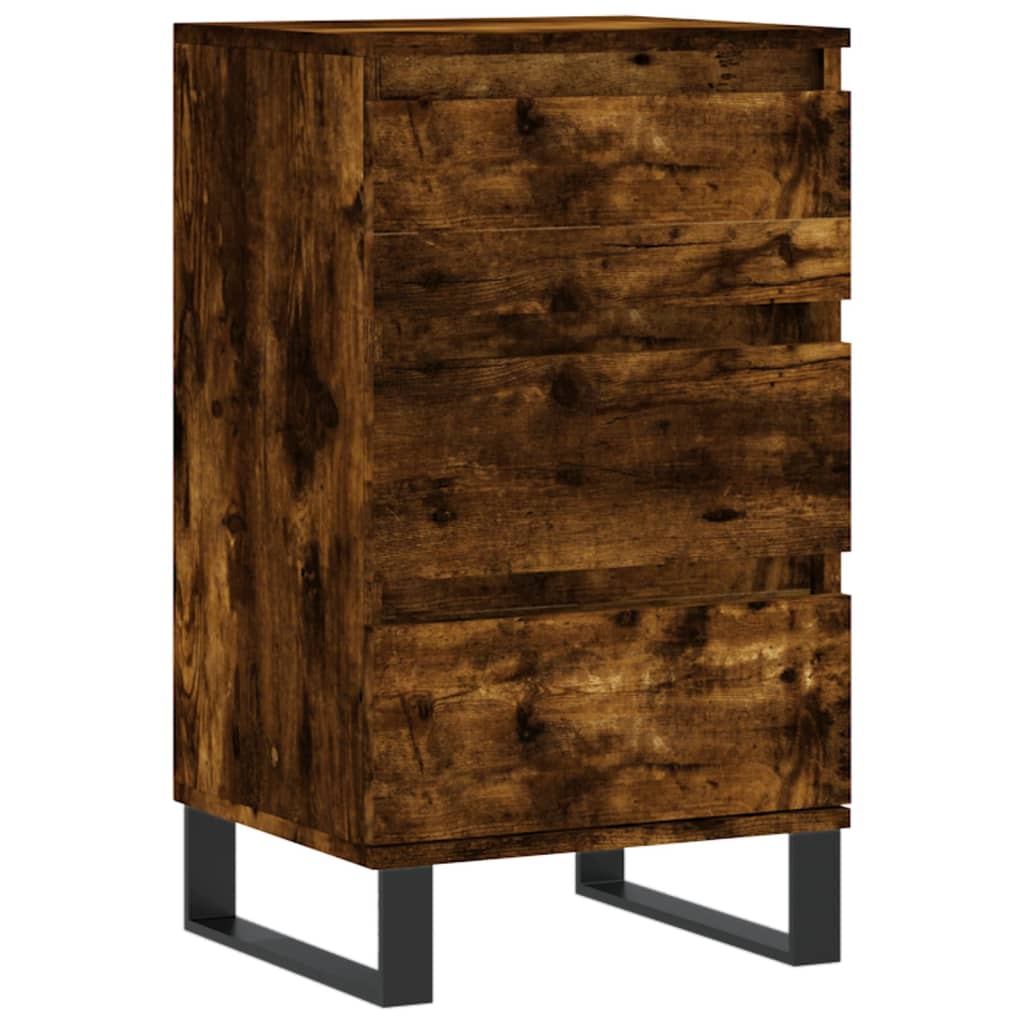 Sideboard Smoked Oak 40x35x70 cm Engineered Wood