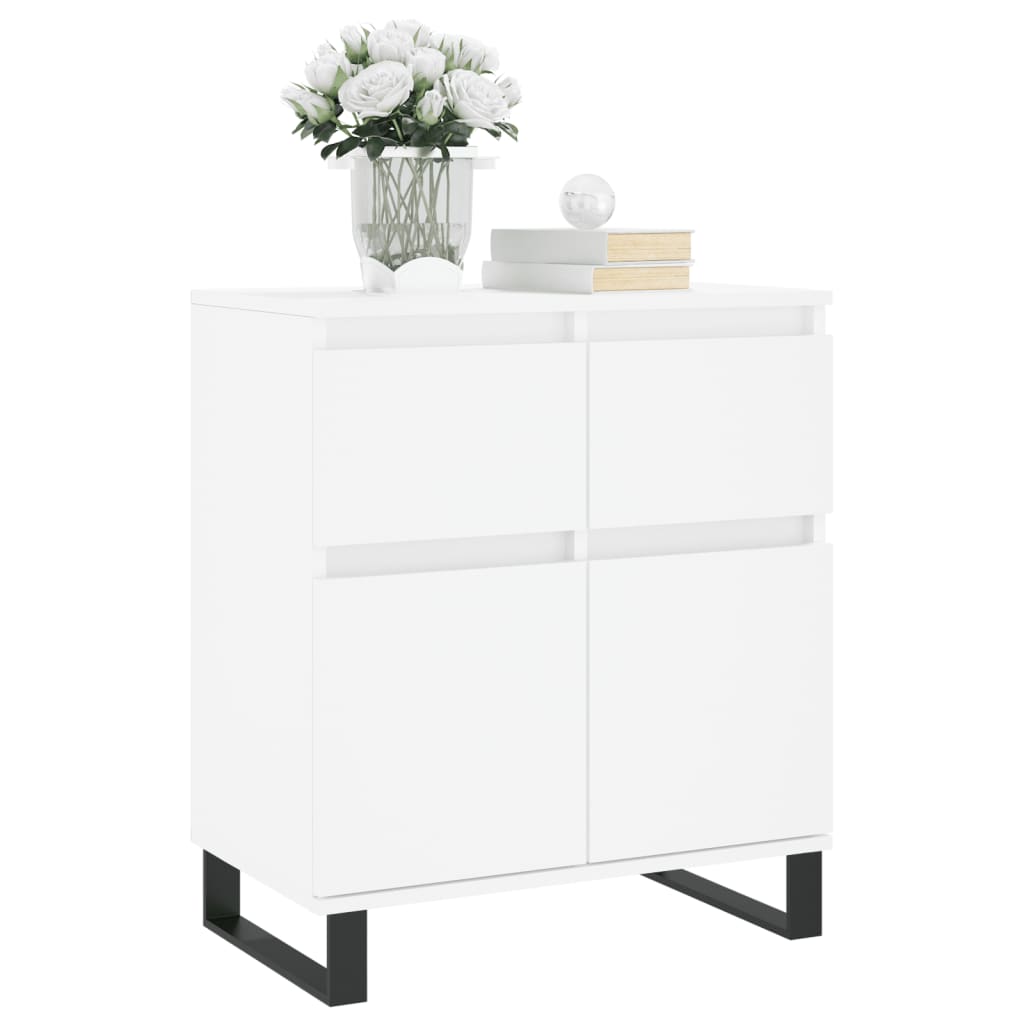 Sideboard White 60x35x70 cm Engineered Wood