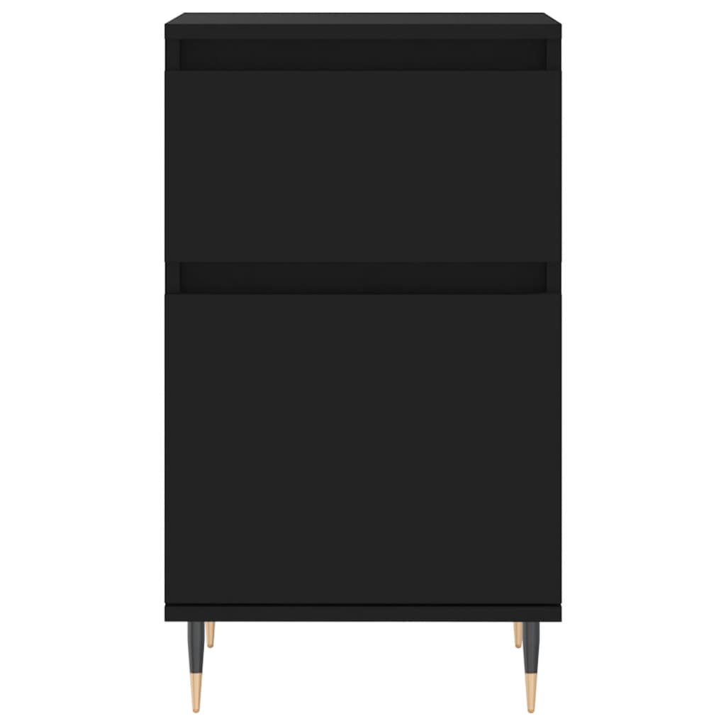 Sideboards 2 pcs Black 40x35x70 cm Engineered Wood