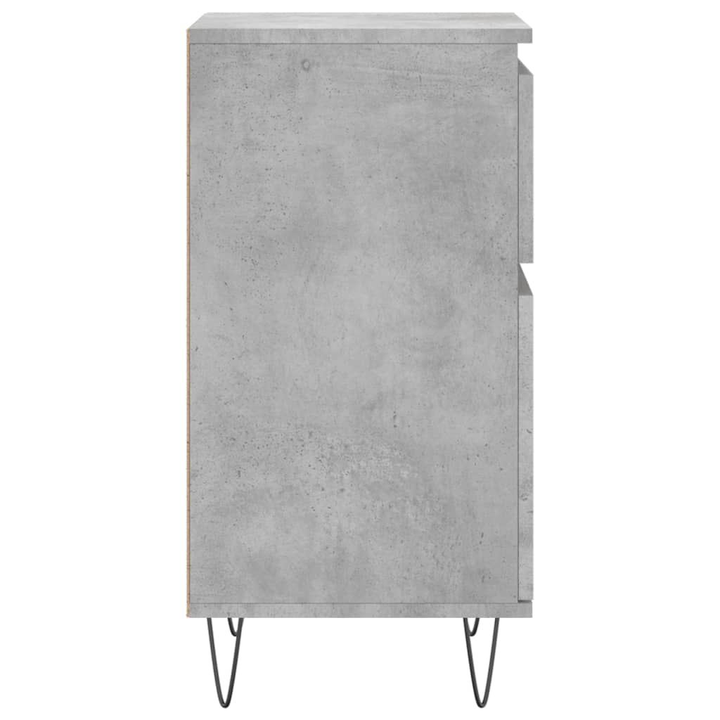 Sideboard Concrete Grey 40x35x70 cm Engineered Wood
