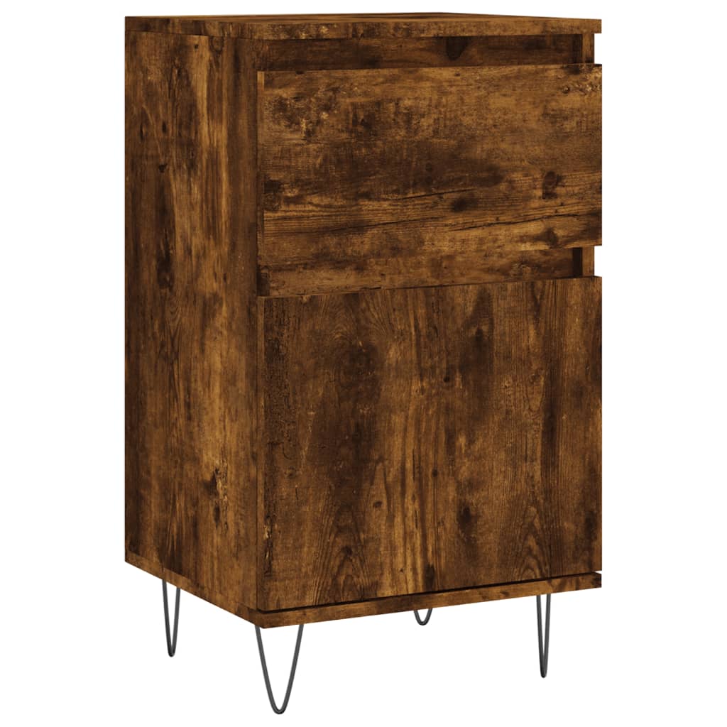 Sideboards 2 pcs Smoked Oak 40x35x70 cm Engineered Wood