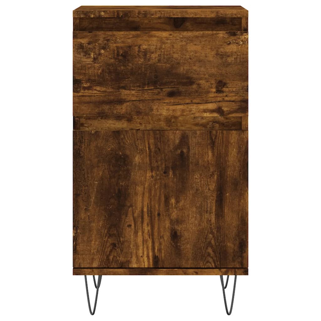 Sideboards 2 pcs Smoked Oak 40x35x70 cm Engineered Wood