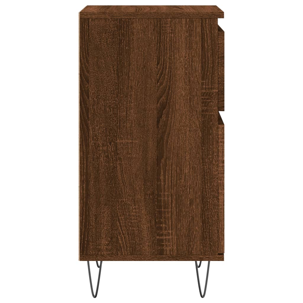 Sideboards 2 pcs Brown Oak 40x35x70 cm Engineered Wood