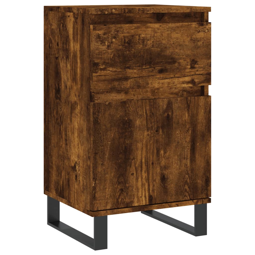 Sideboard Smoked Oak 40x35x70 cm Engineered Wood