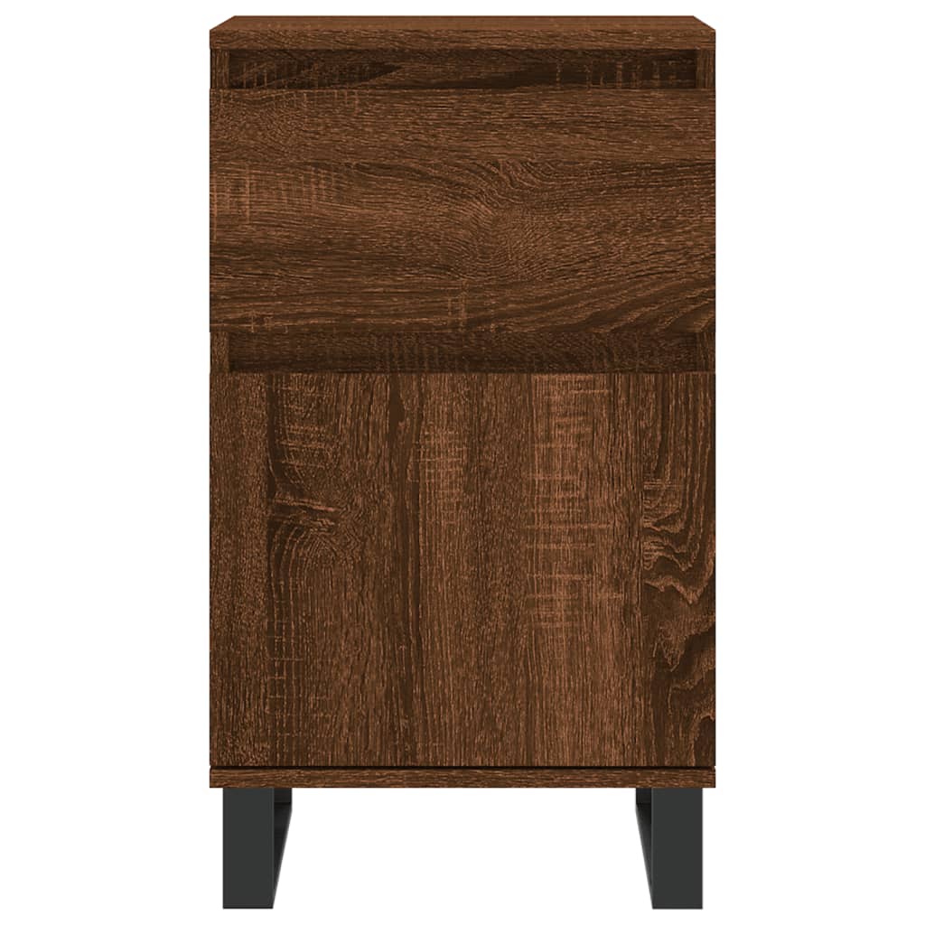 Sideboards 2 pcs Brown Oak 40x35x70 cm Engineered Wood