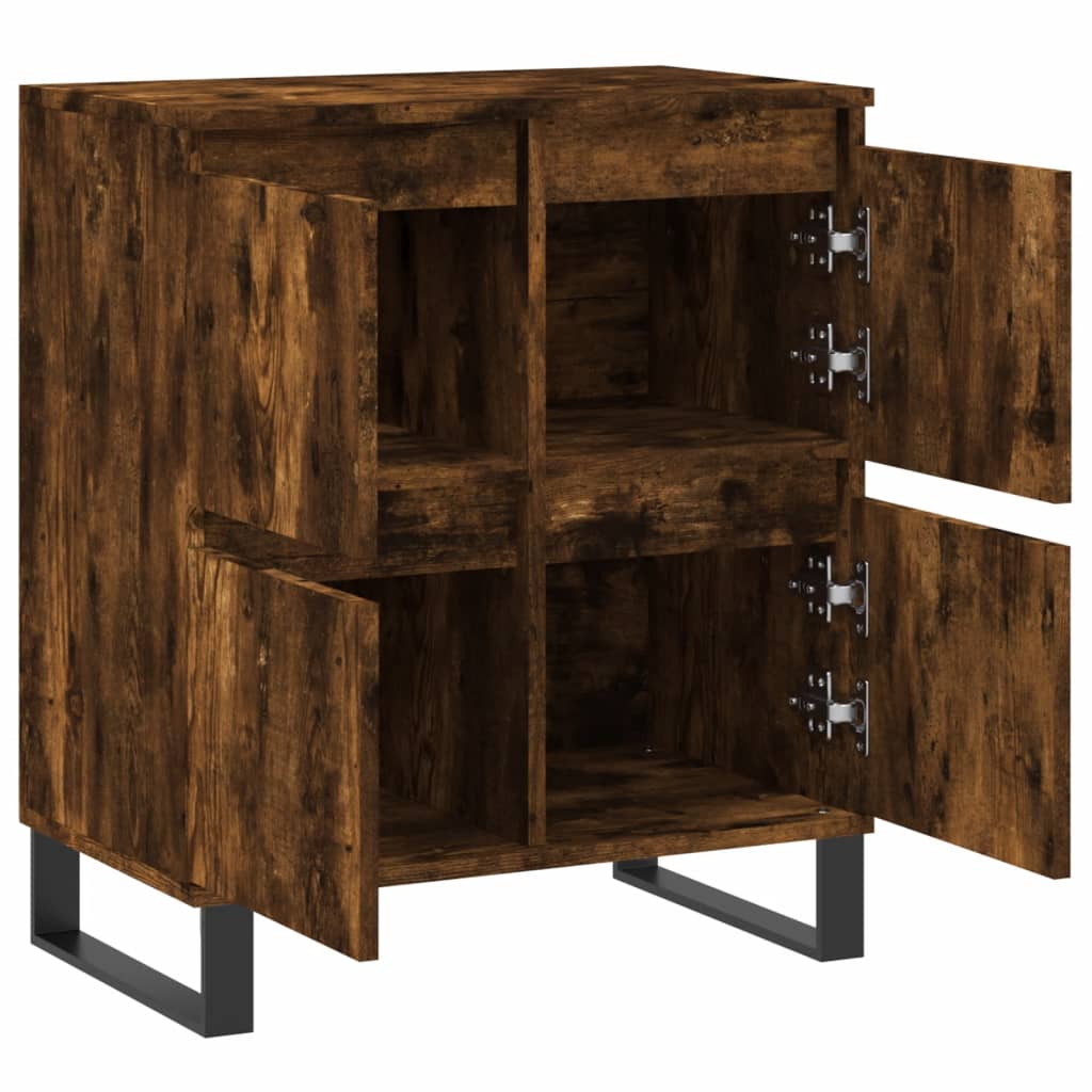 Sideboard Smoked Oak 60x35x70 cm Engineered Wood