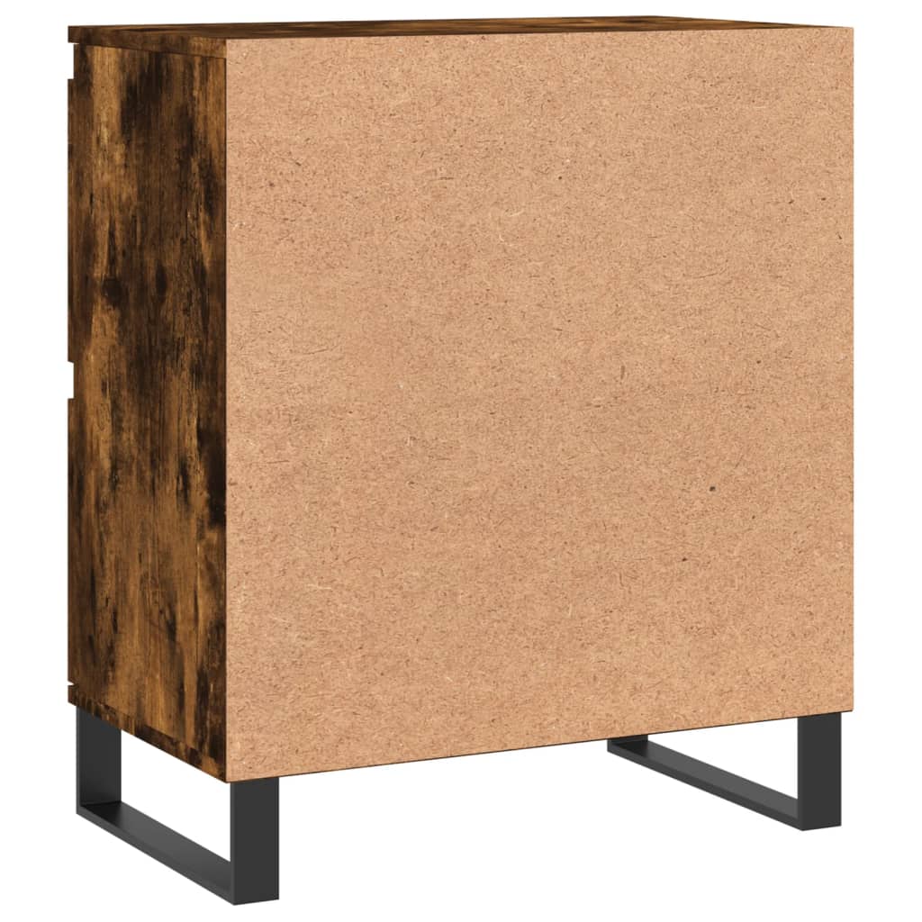 Sideboard Smoked Oak 60x35x70 cm Engineered Wood