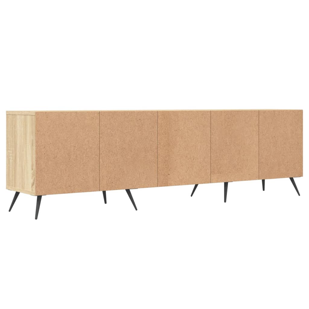 Modern Wooden 59 Inch TV Tele Stand Unit Cabinet With Open Storage & 3 Drawers