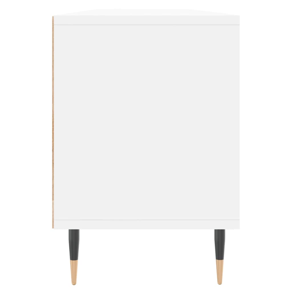 Modern Wooden TV Tele Stand Unit Cabinet With 3 Drawers & Open Storage Shelves