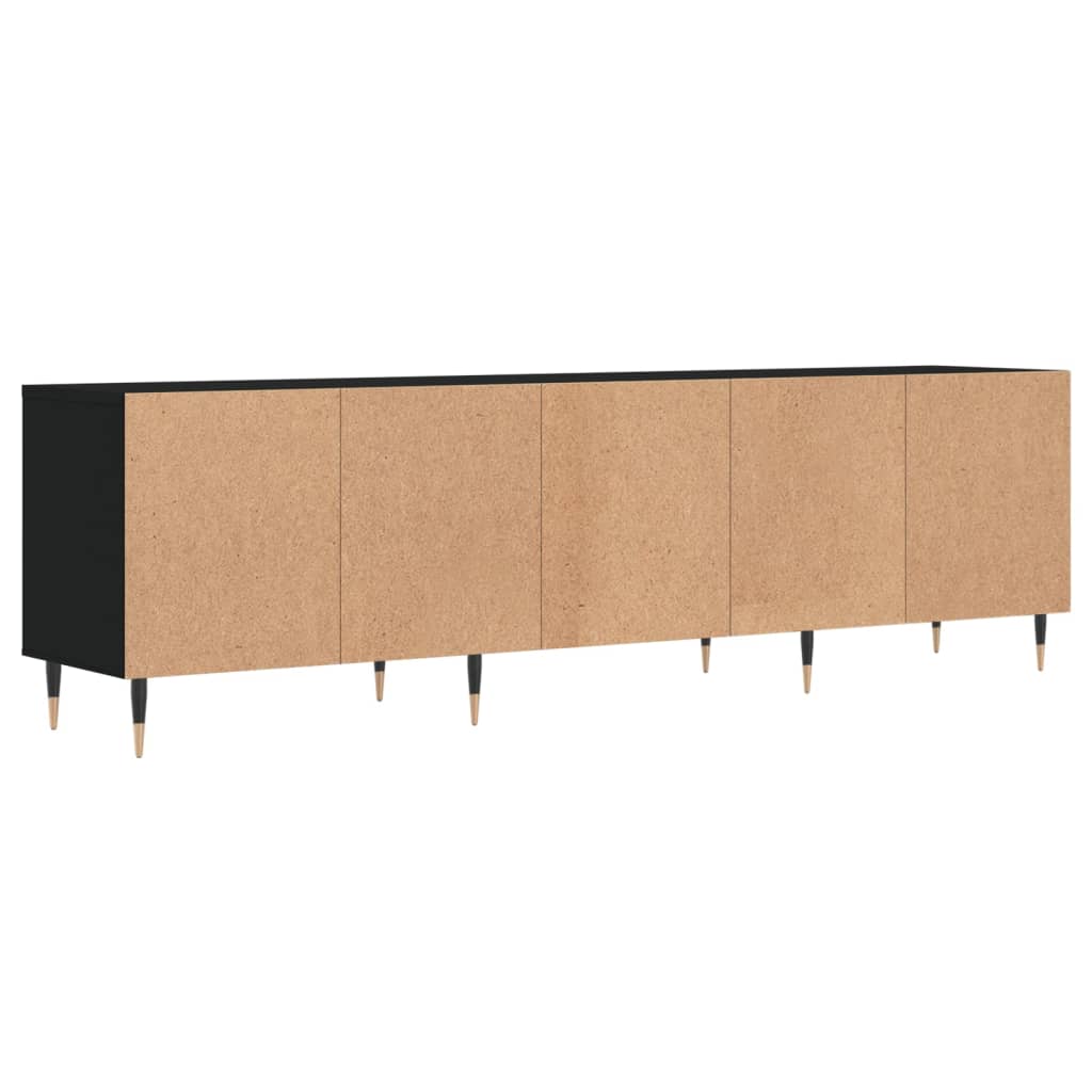 Modern Wooden TV Tele Stand Unit Cabinet With 3 Drawers & Open Storage Shelves