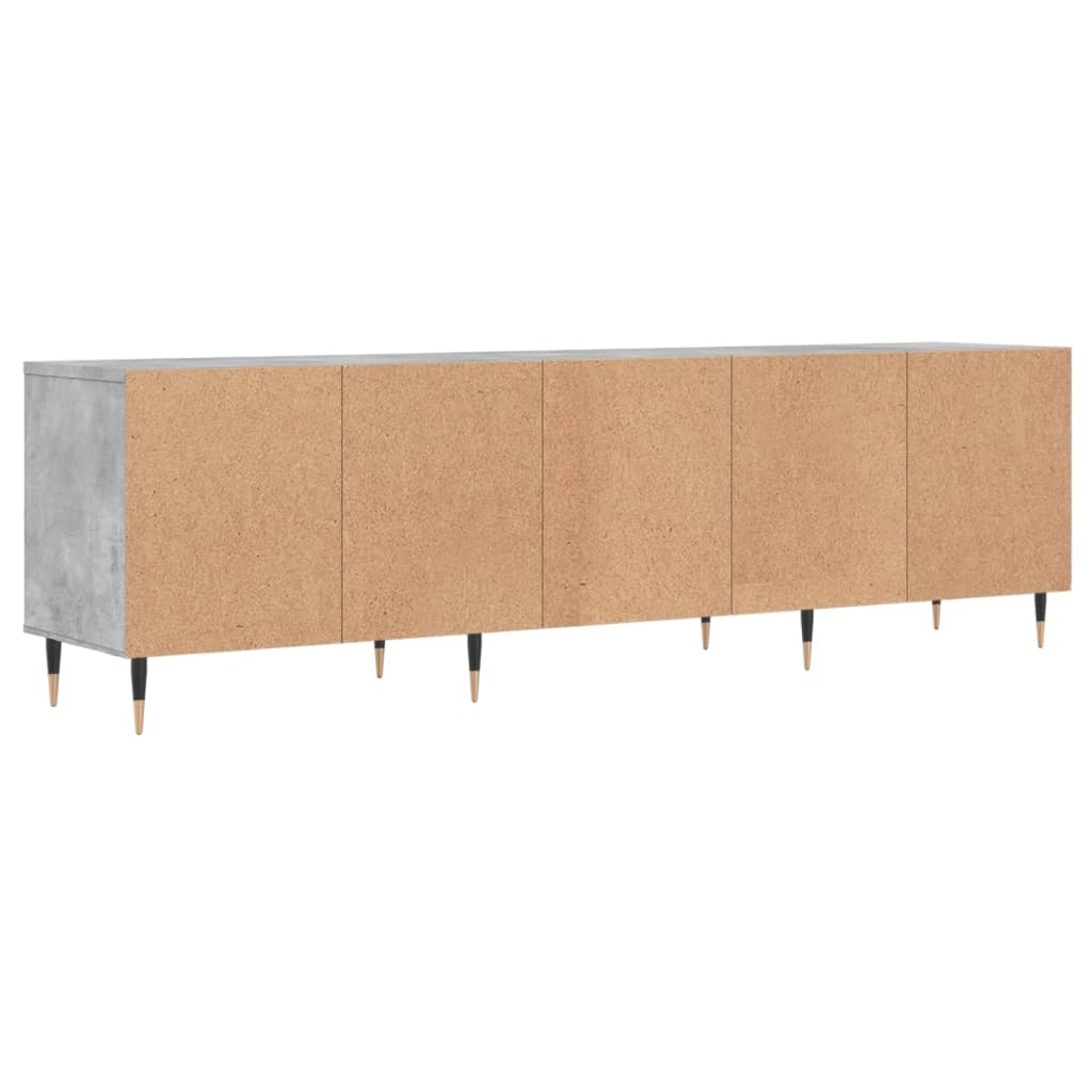 Modern Wooden TV Tele Stand Unit Cabinet With 3 Drawers & Open Storage Shelves