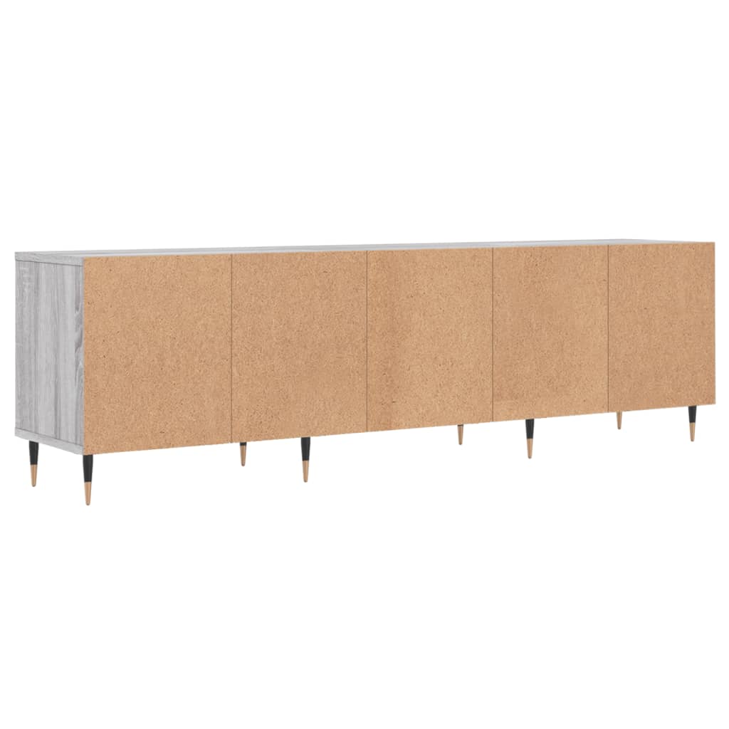 Modern Wooden TV Tele Stand Unit Cabinet With 3 Drawers & Open Storage Shelves