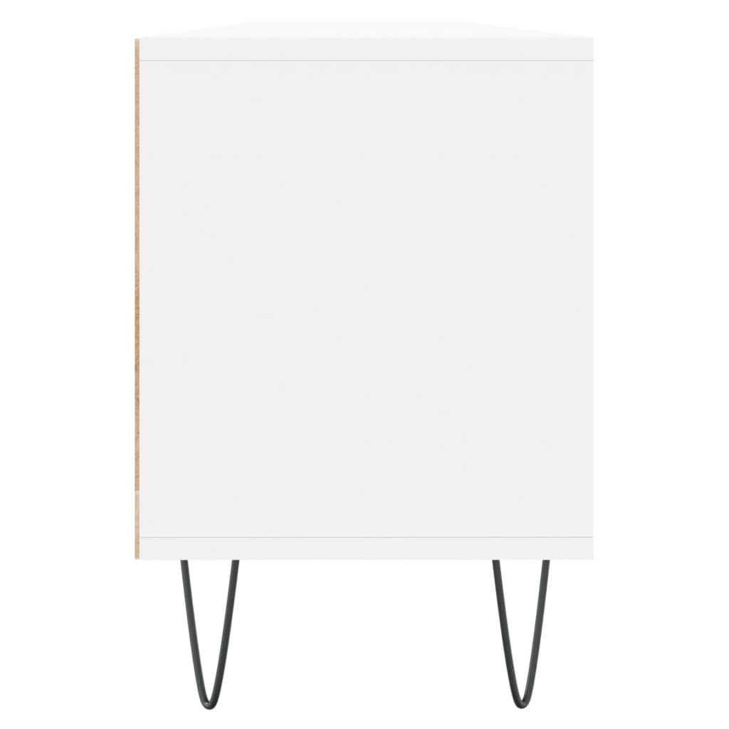 TV Cabinet White 150x30x44.5 cm Engineered Wood