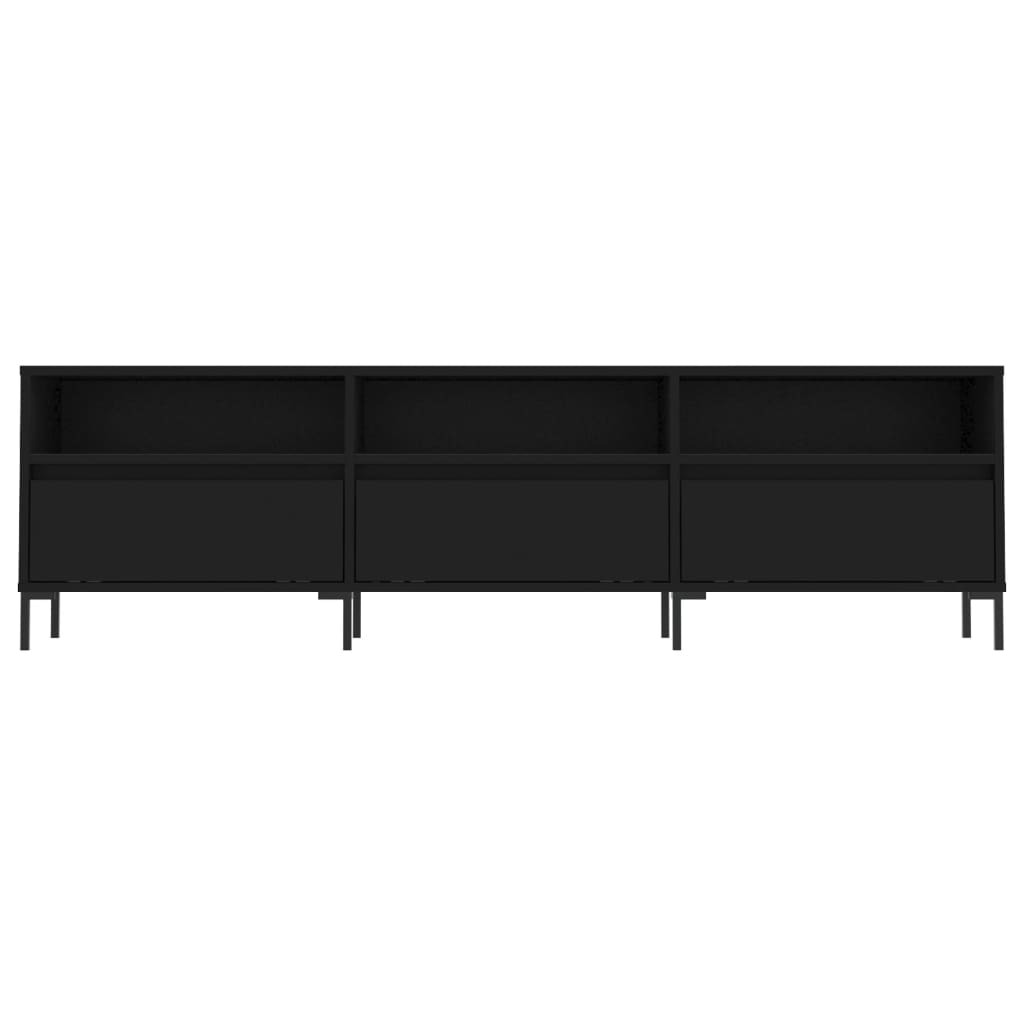 Modern Wooden 60 Inch TV Tele Stand Unit Cabinet With 3 Drawers & Open Storage