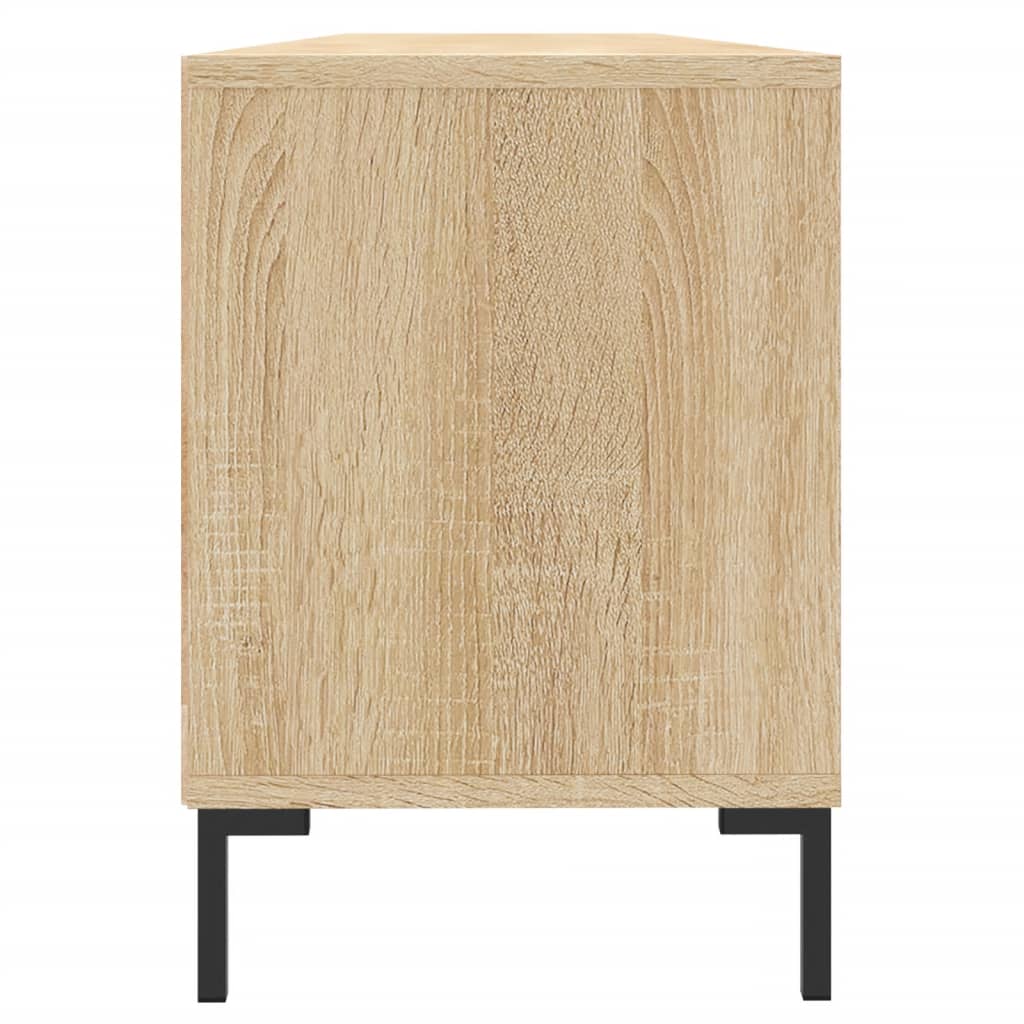 Modern Wooden 60 Inch TV Tele Stand Unit Cabinet With 3 Drawers & Open Storage