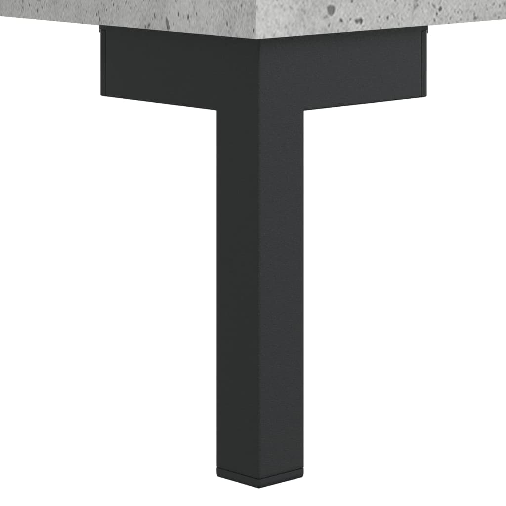 TV Cabinet Concrete Grey 150x30x44.5 cm Engineered Wood