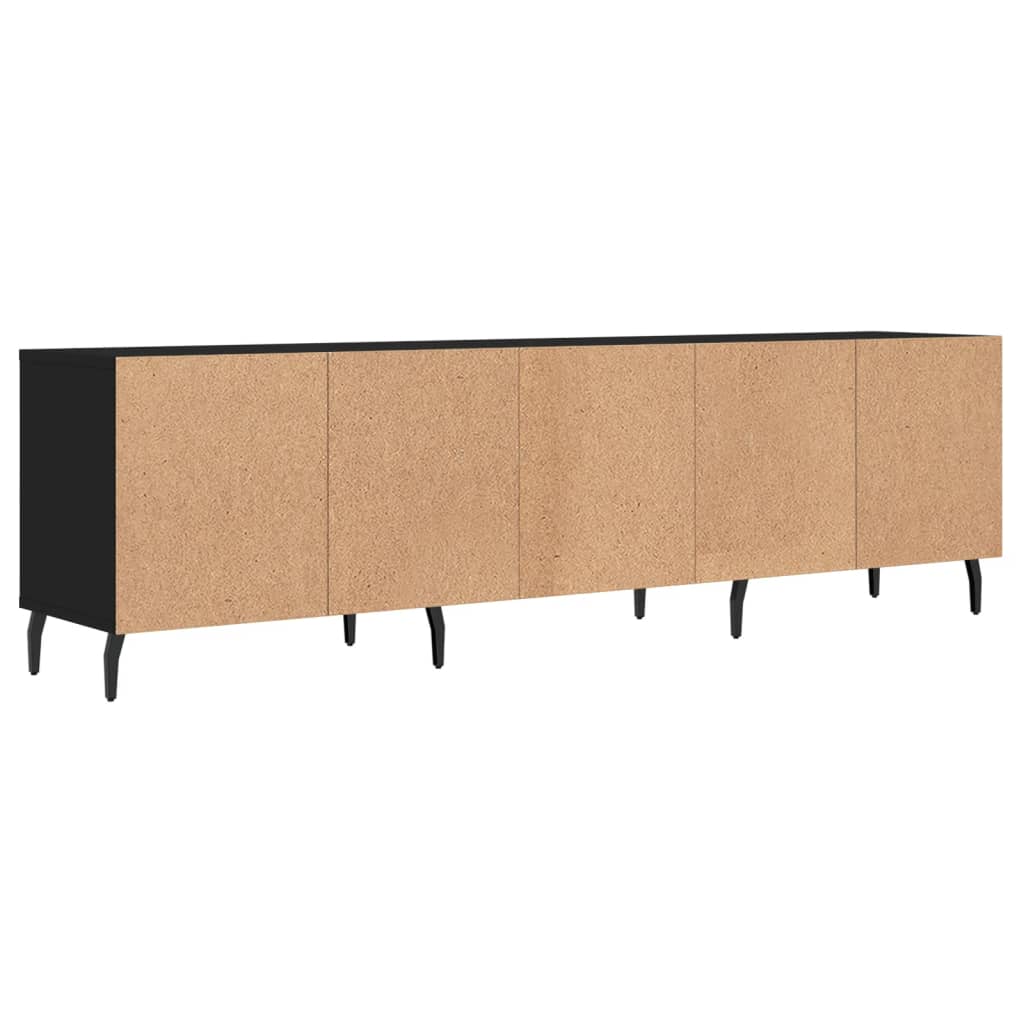 Modern Wooden 59 Inch TV Tele Stand Unit Cabinet With 3 Drawers & Open Storage