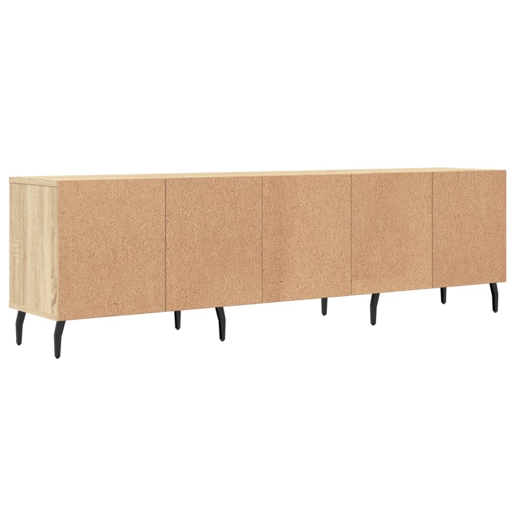 Modern Wooden 59 Inch TV Tele Stand Unit Cabinet With 3 Drawers & Open Storage