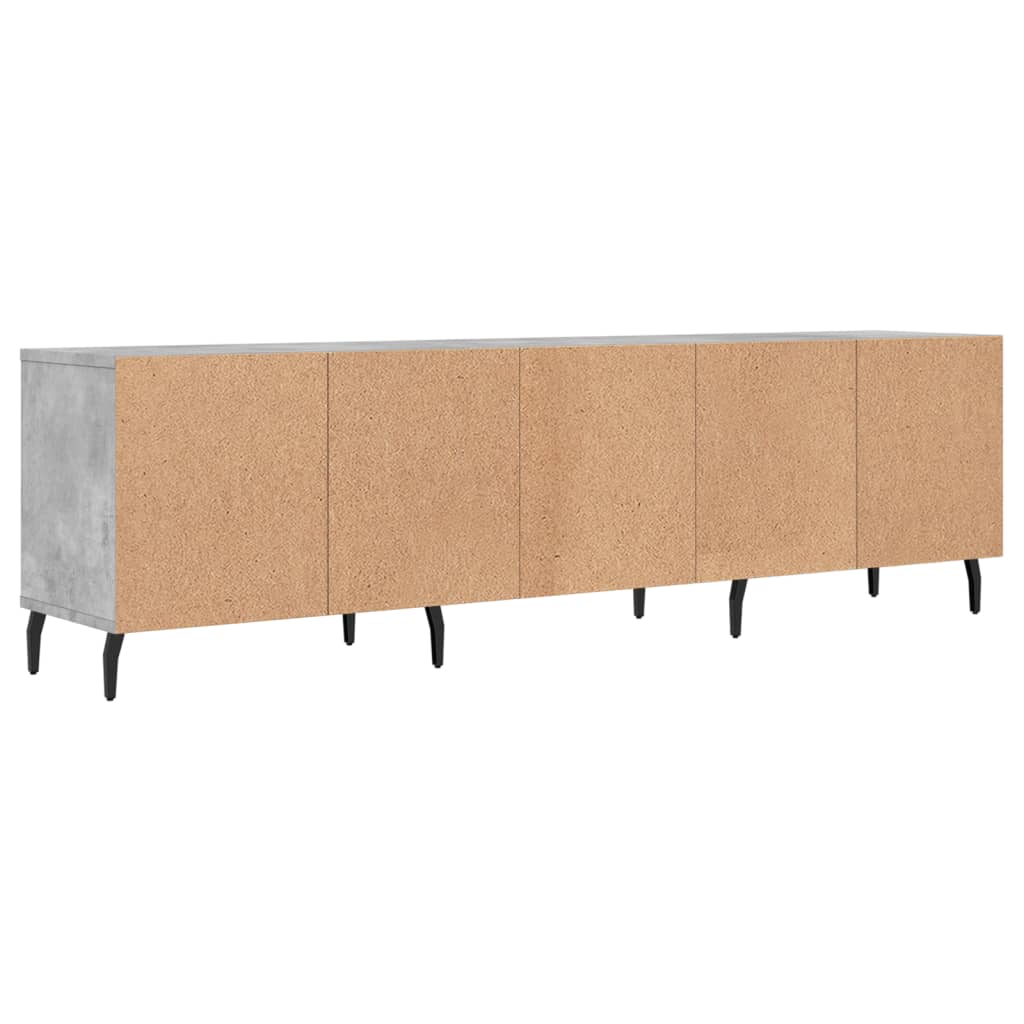 Modern Wooden 59 Inch TV Tele Stand Unit Cabinet With 3 Drawers & Open Storage