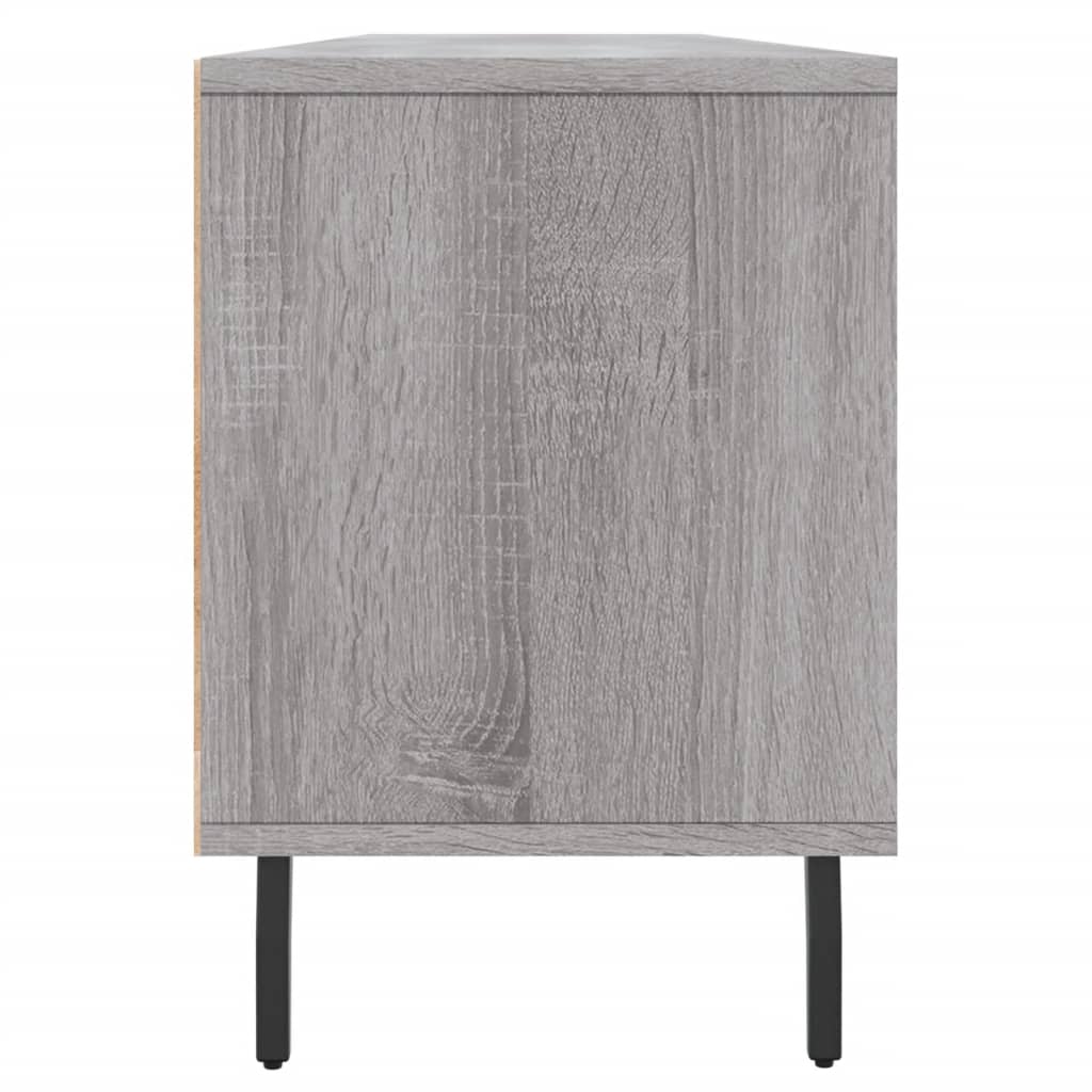 Modern Wooden 59 Inch TV Tele Stand Unit Cabinet With 3 Drawers & Open Storage