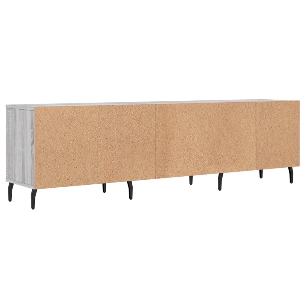 Modern Wooden 59 Inch TV Tele Stand Unit Cabinet With 3 Drawers & Open Storage
