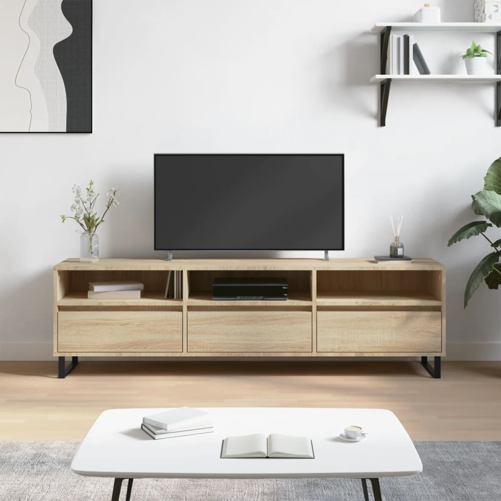 Modern Wooden 60 Inch TV Tele Stand Unit Cabinet With 6 Storage Compartments