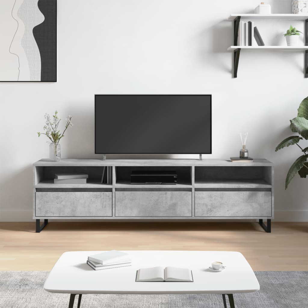 Modern Wooden 60 Inch TV Tele Stand Unit Cabinet With 6 Storage Compartments