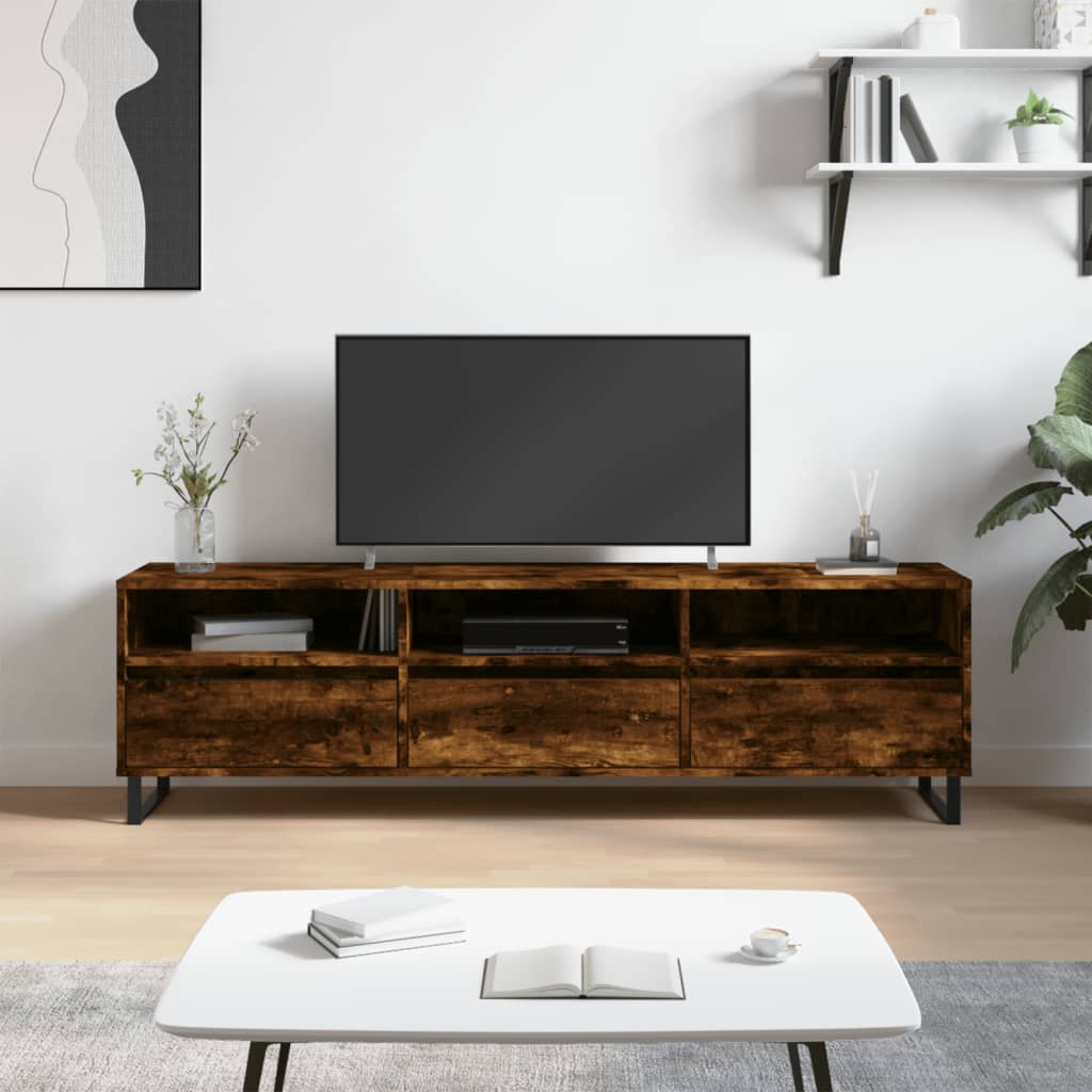 Modern Wooden 60 Inch TV Tele Stand Unit Cabinet With 6 Storage Compartments