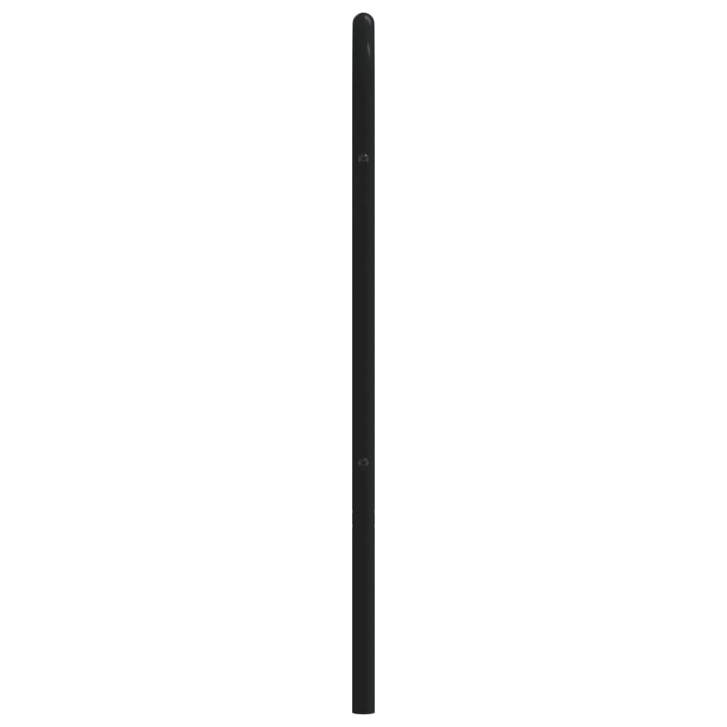 Metal Headboard Black 100 cm