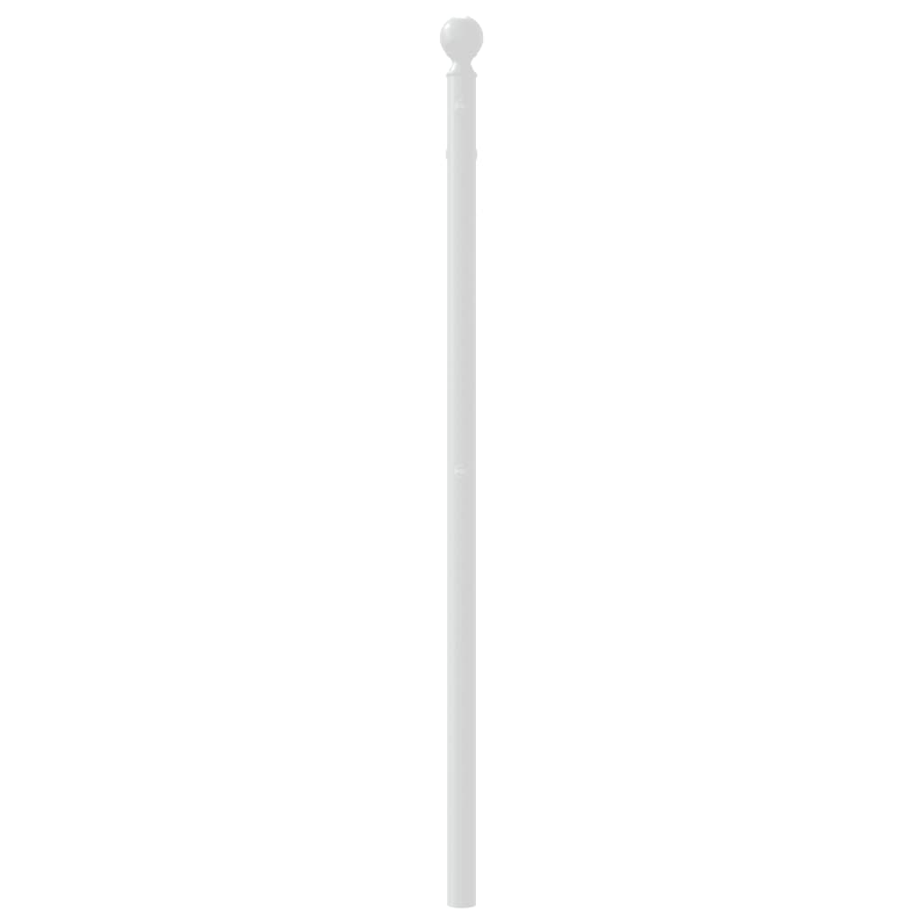 Metal Headboard White 100 cm