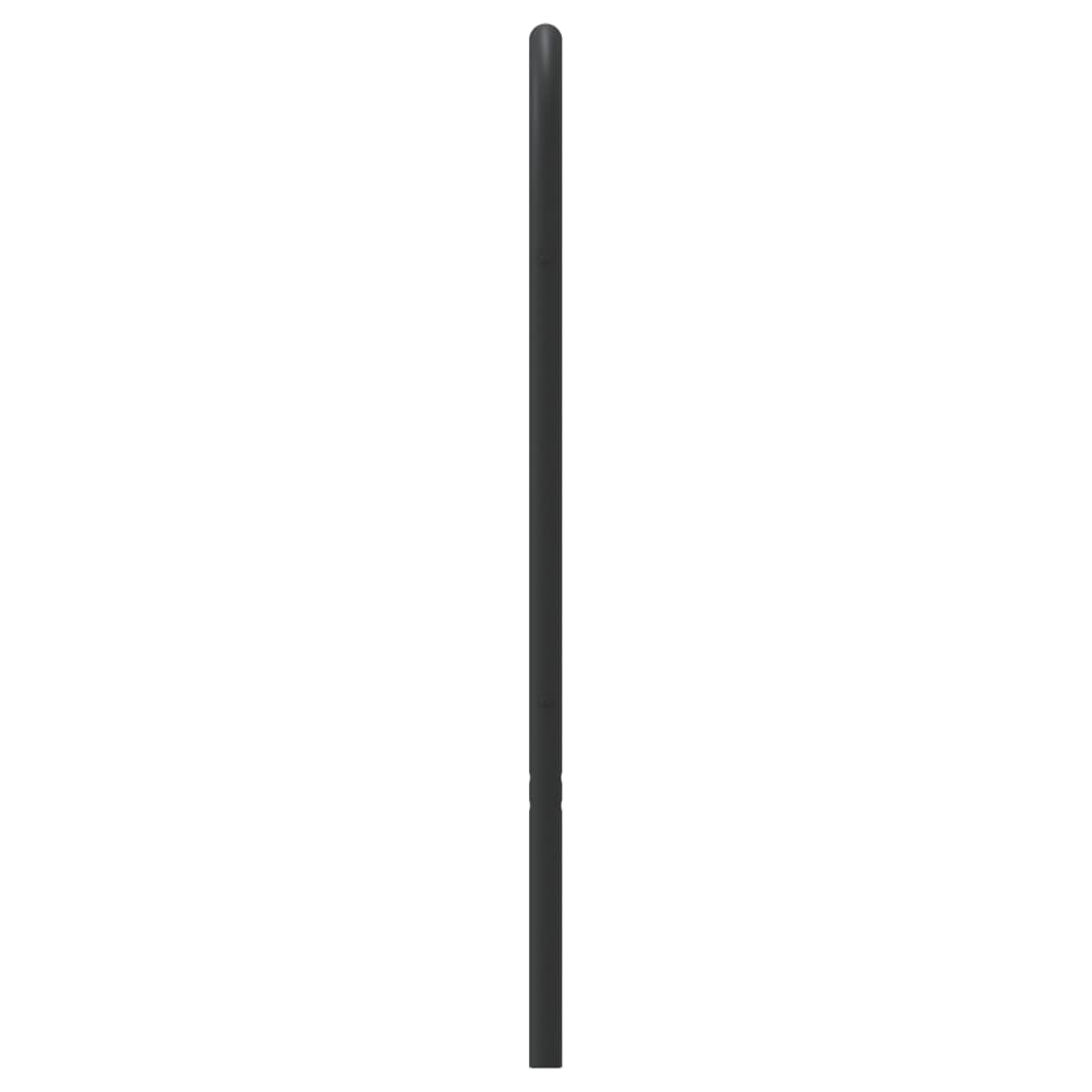 Metal Headboard Black 100 cm