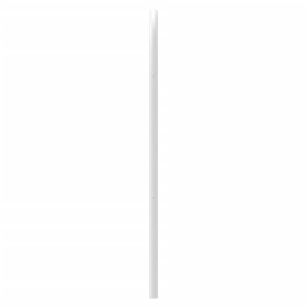 Metal Headboard White 150 cm