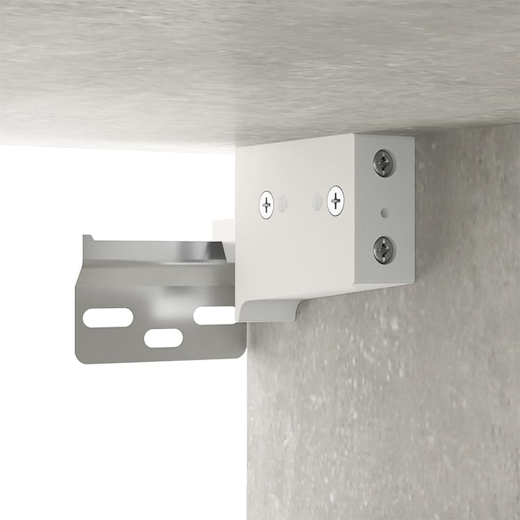 Wall-mounted TV Cabinets 3 pcs Concrete Grey 100x34.5x40 cm