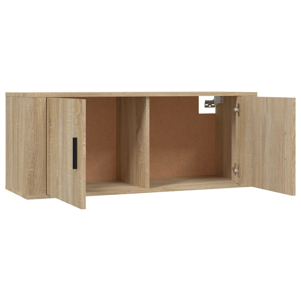 2 Piece TV Cabinet Set Sonoma Oak Engineered Wood