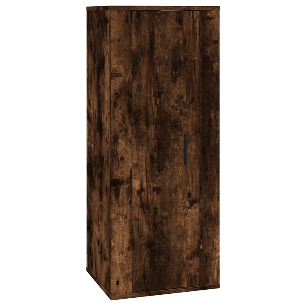 8 Piece TV Cabinet Set Smoked Oak Engineered Wood