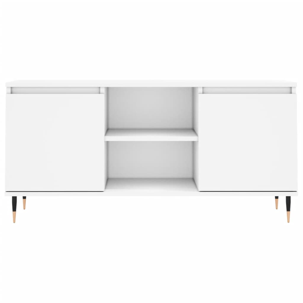 Modern Wooden 40 Inch TV Tele Stand Unit Cabinet With 2 Doors & Storage