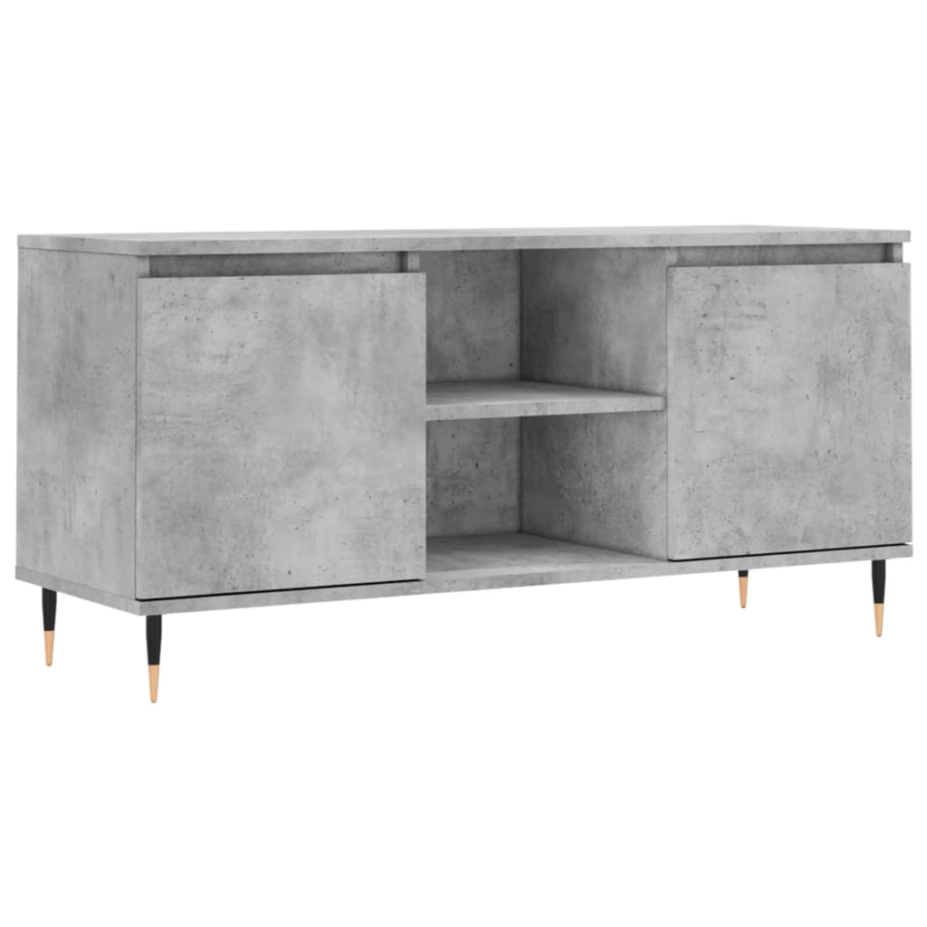 Modern Wooden 40 Inch TV Tele Stand Unit Cabinet With 2 Doors & Storage