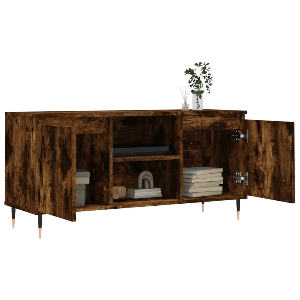 Modern Wooden 40 Inch TV Tele Stand Unit Cabinet With 2 Doors & Storage