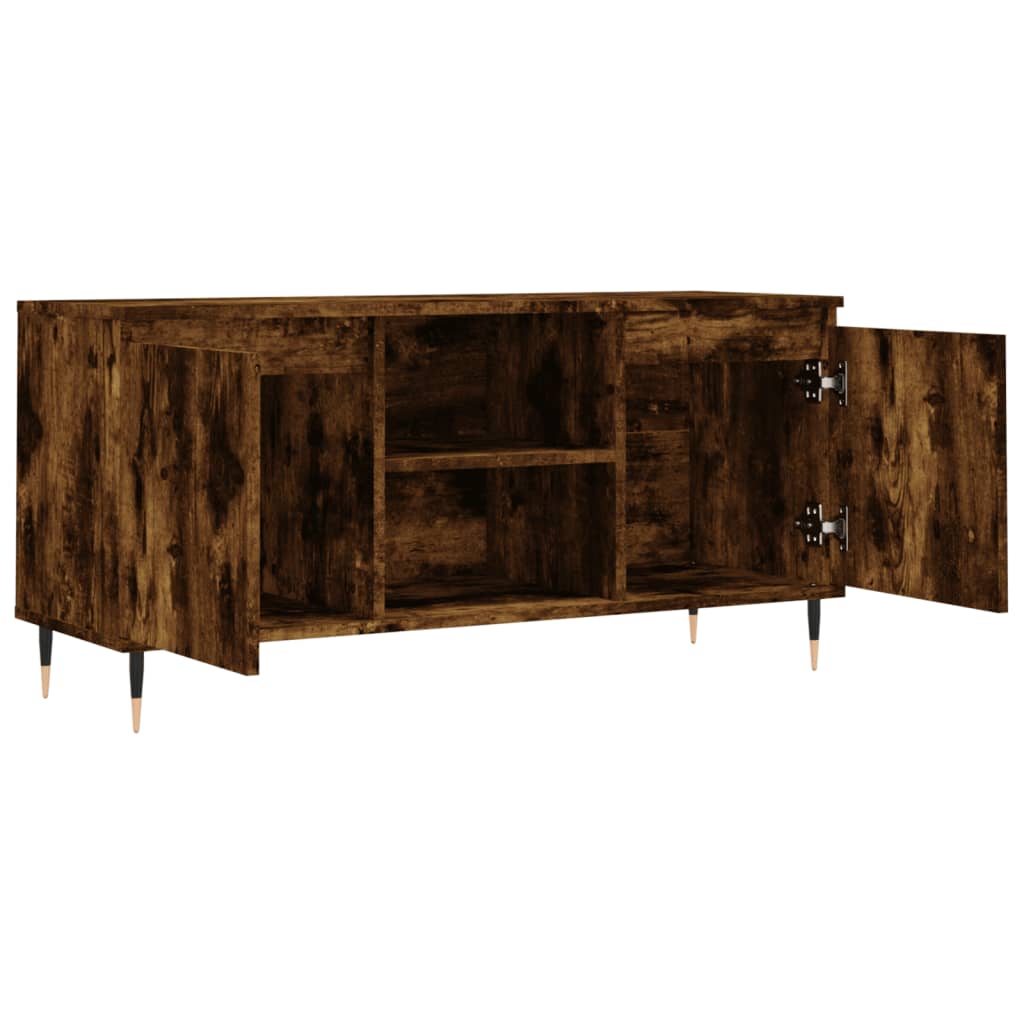 Modern Wooden 40 Inch TV Tele Stand Unit Cabinet With 2 Doors & Storage