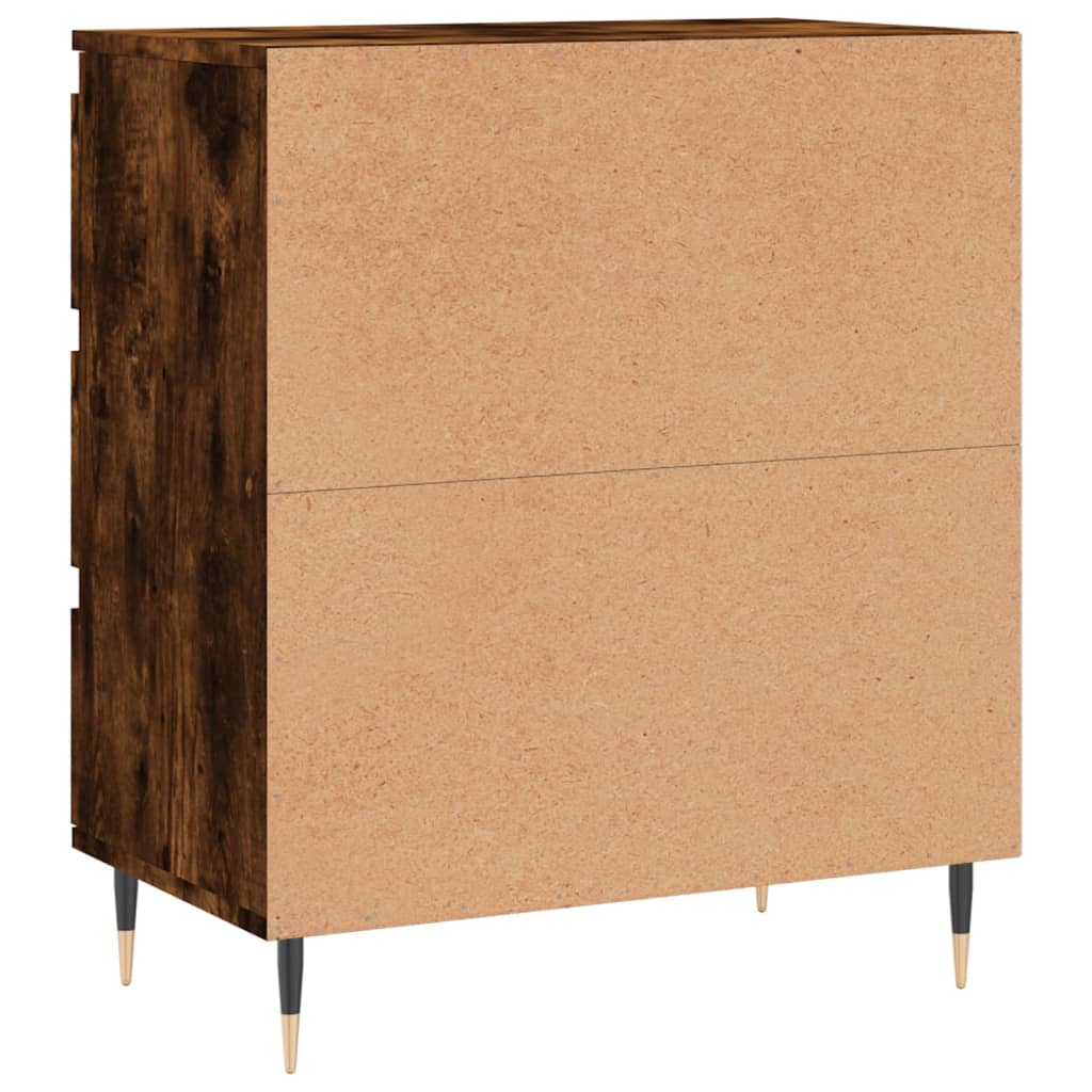 Sideboard Smoked Oak 60x35x70 cm Engineered Wood