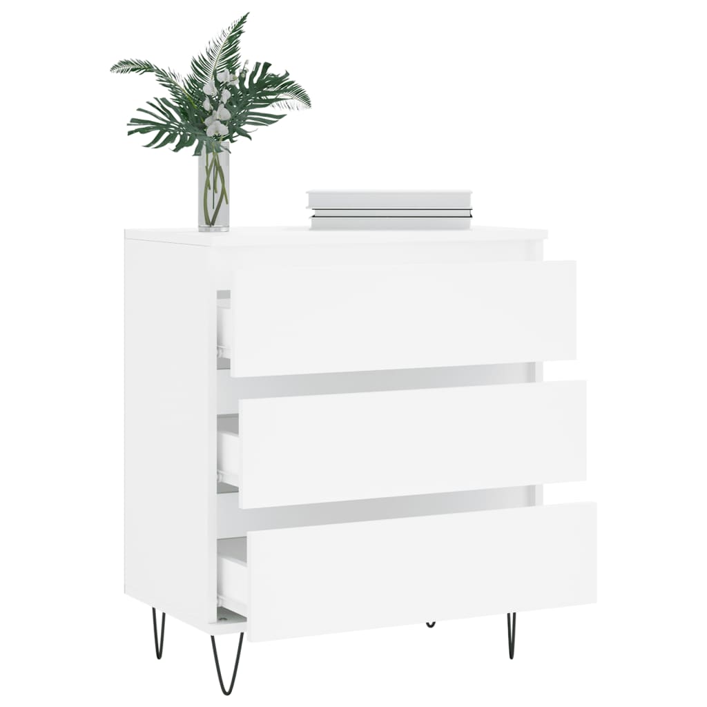 Sideboard White 60x35x70 cm Engineered Wood