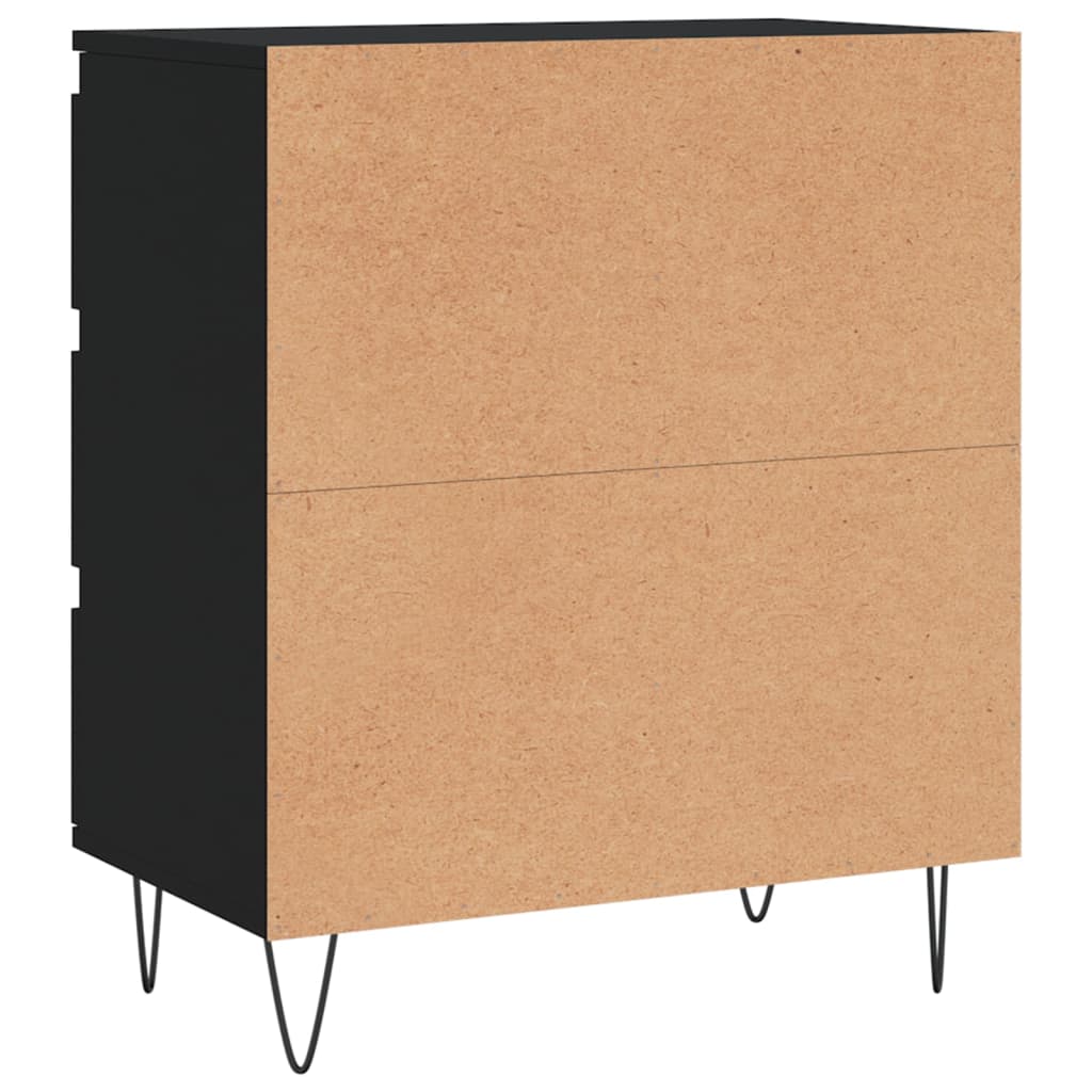 Sideboard Black 60x35x70 cm Engineered Wood