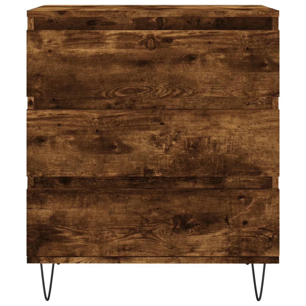 Sideboard Smoked Oak 60x35x70 cm Engineered Wood