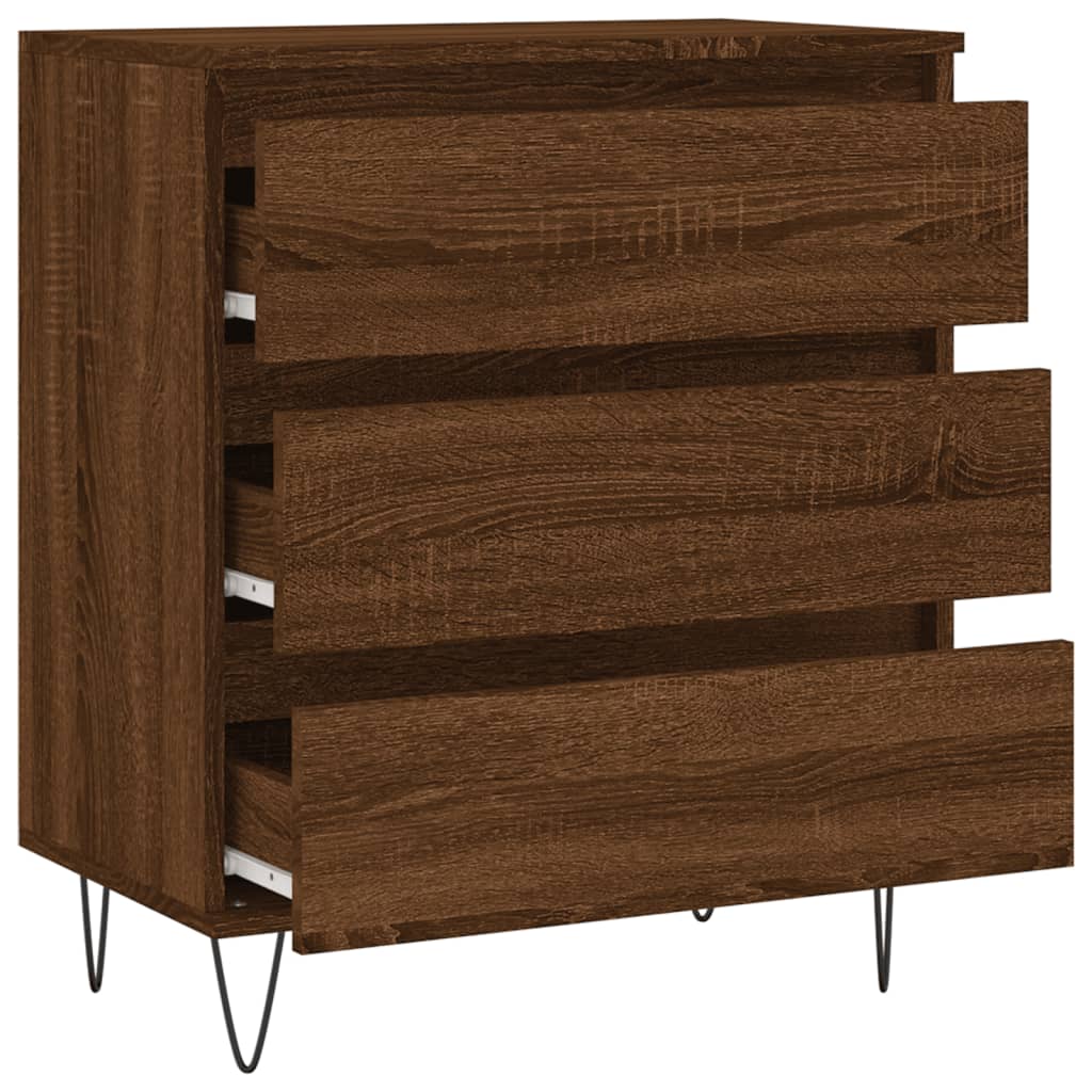 Sideboard Brown Oak 60x35x70 cm Engineered Wood
