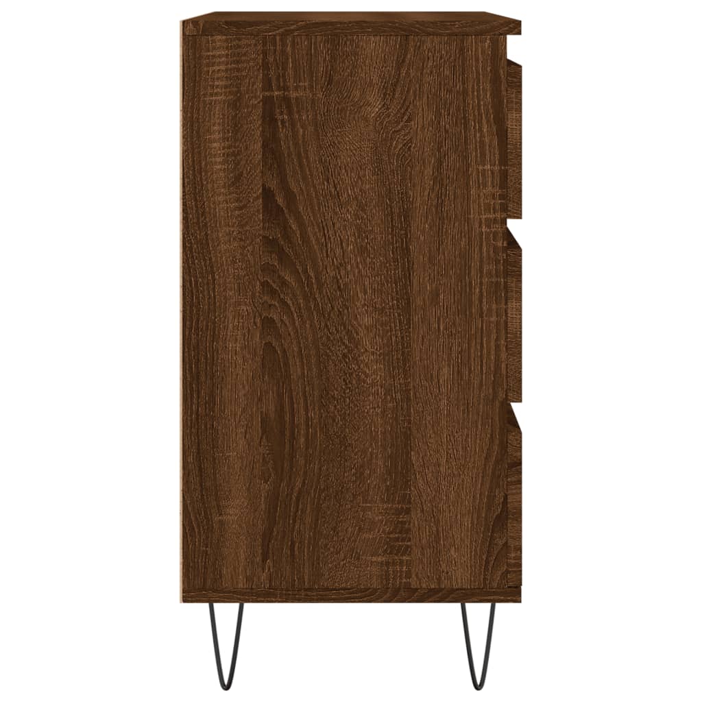 Sideboard Brown Oak 60x35x70 cm Engineered Wood