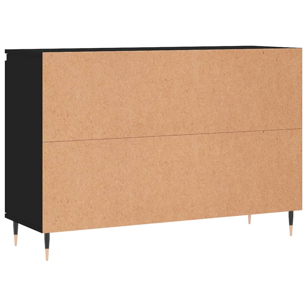 Sideboard Black 104x35x70 cm Engineered Wood