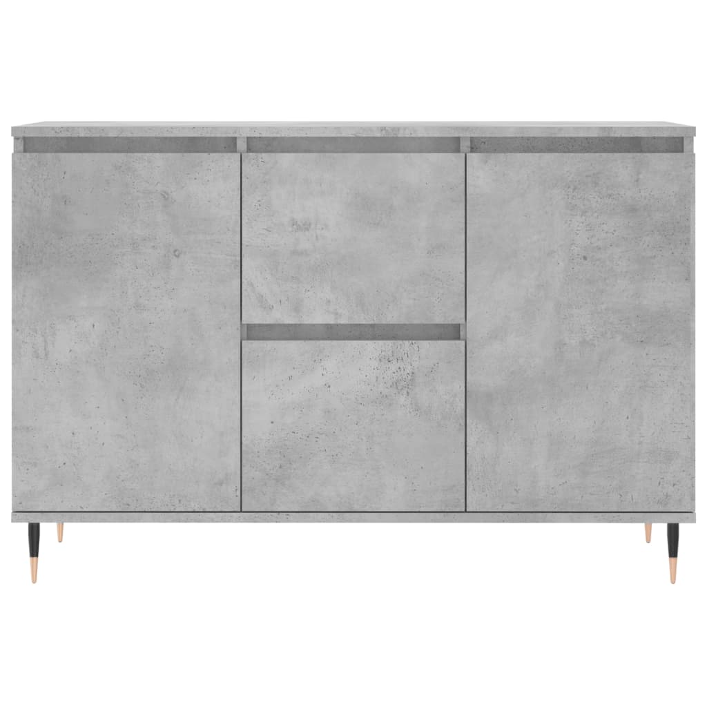 Sideboard Concrete Grey 104x35x70 cm Engineered Wood
